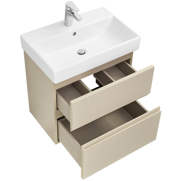 Тумба подвесная Roca Oleta 56,4x37,4x54,8 капучино (857639515)