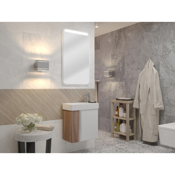 Тумба подвесная Aquaton Вита 447x243x447 белый, ясень шимо (1.A221.4.01V.TD7.0) Тумба подвесная Aquaton Вита 447x243x447 белый, ясень шимо (1.A221.4.01V.TD7.0)