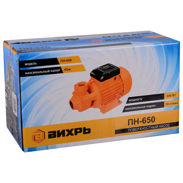 Насос поверхностный Вихрь ПН-650 (68/4/5)