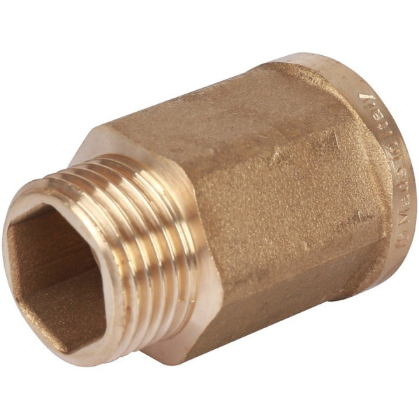 Удлинитель шестигранный 1/2"х1/2" ВН Stout (латунь) SFT-0054-001212 Удлинитель шестигранный 1/2"х1/2" ВН Stout (латунь) SFT-0054-001212