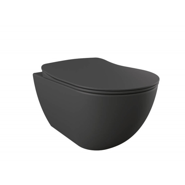 Сиденье для унитаза Creavit с микролифтом, антрацит (KC0903.01.0400E) Сиденье для унитаза Creavit с микролифтом, антрацит (KC0903.01.0400E)