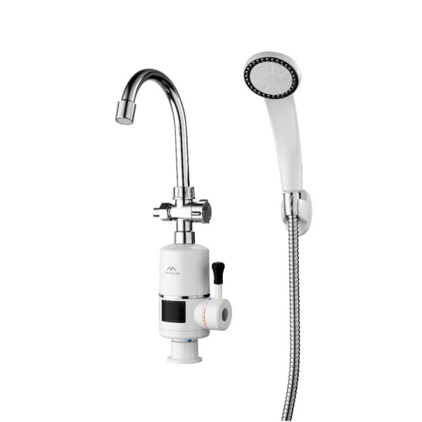 Смеситель с водонагревателем Fashun с дисплеем хром (A560)