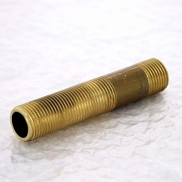 Сгон трубный 1/2"х100 мм. Uni-Fitt (латунь) 659G2100