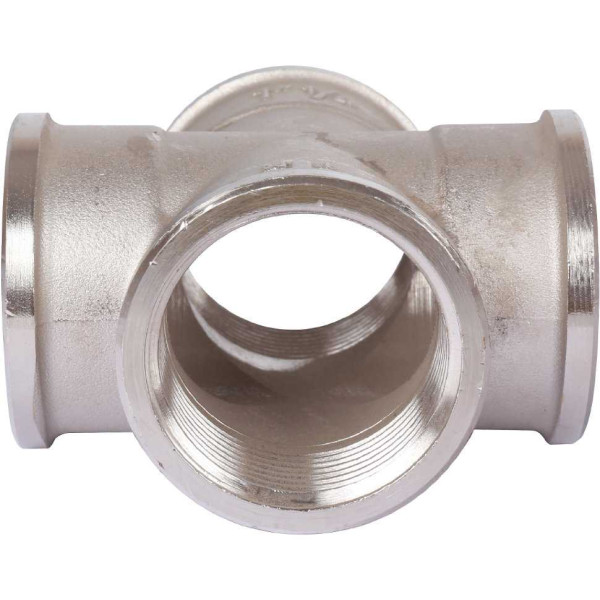 Крестовина 3/4" Tiemme (никель) (1500304 / 1580N05050505) Крестовина 3/4" Tiemme (никель) (1500304 / 1580N05050505)