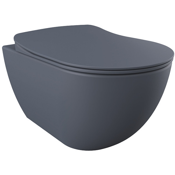 Унитаз подвесной Creavit Free 35,7x51x35 базальт (FE320-11BM00E-0000) Унитаз подвесной Creavit Free 35,7x51x35 базальт (FE320-11BM00E-0000)
