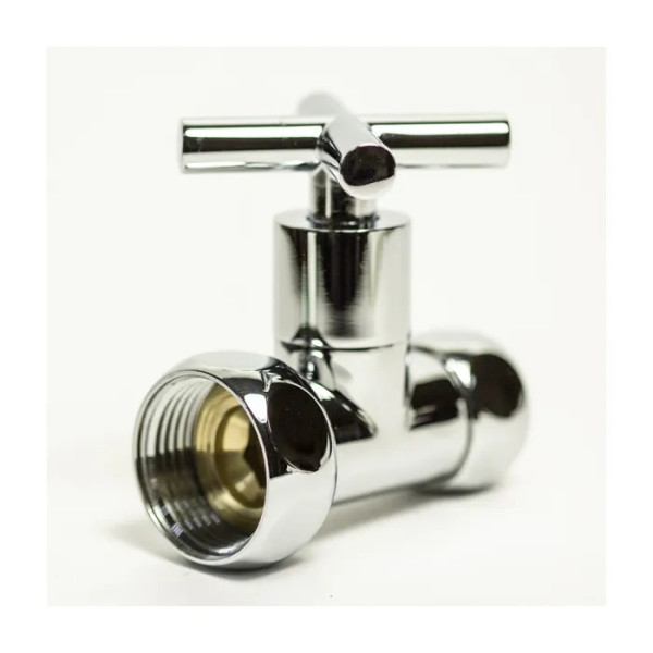 Вентиль запорный прямой Indigo 1"х3/4" г/г хромированный для п/с Крест (LUX-840SCH1005) Вентиль запорный прямой Indigo 1"х3/4" г/г хромированный для п/с Крест (LUX-840SCH1005)