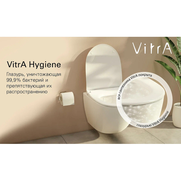 Комплект инсталляция с унитазом Vitra Zentrum Round с клавишей смыва, с сиденьем с soft-close (9879B003-7200) Комплект инсталляция с унитазом Vitra Zentrum Round с клавишей смыва, с сиденьем с soft-close (9879B003-7200)