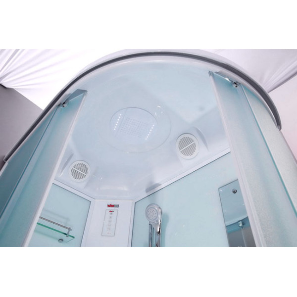 Душевая кабина с гидромассажем Timo TE-0702 L 120x80x218 стекло матовое рифленое, профиль белый (TE-0702 L) Душевая кабина с гидромассажем Timo TE-0702 L 120x80x218 стекло матовое рифленое, профиль белый (TE-0702 L)