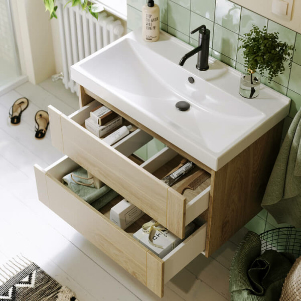 Тумба подвесная Aqwella Astrid 760x450x525 дуб давос натуральный (AST0108DD)