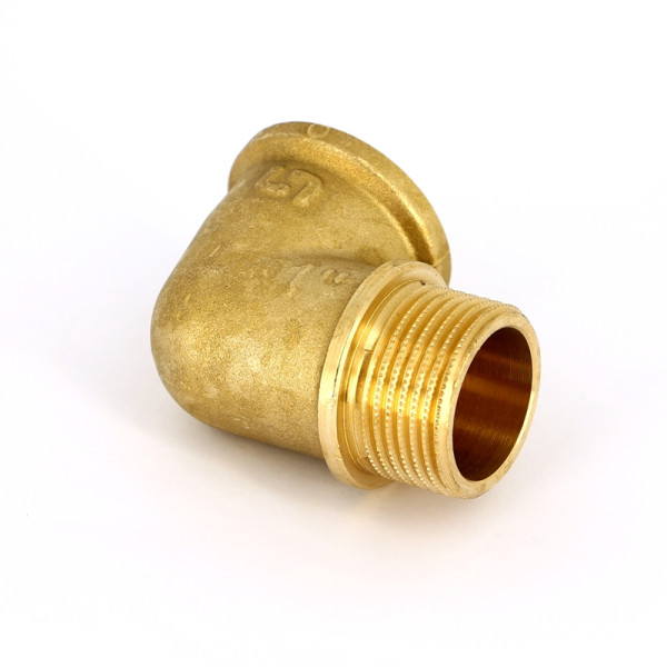 Угольник 1" ВН с упором Uni-Fitt (латунь) 612G4400