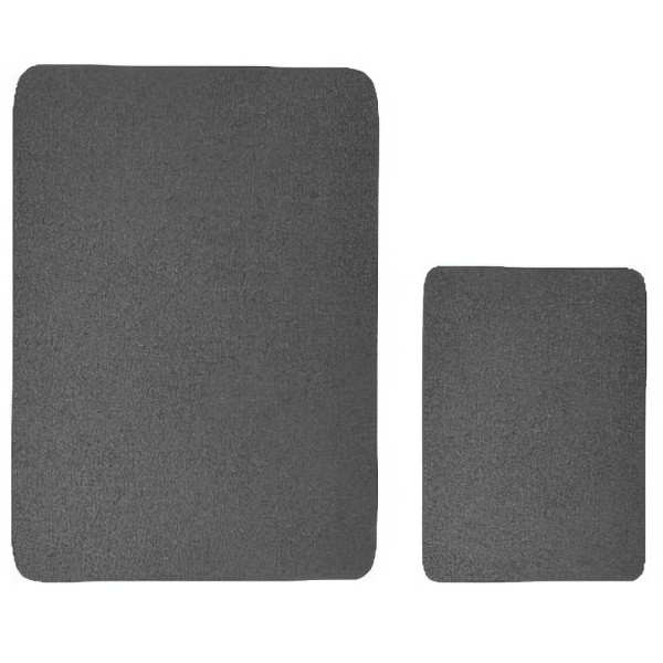 Коврик для ванной RGW 90x60+60x40 темно-серый (6241012-106)