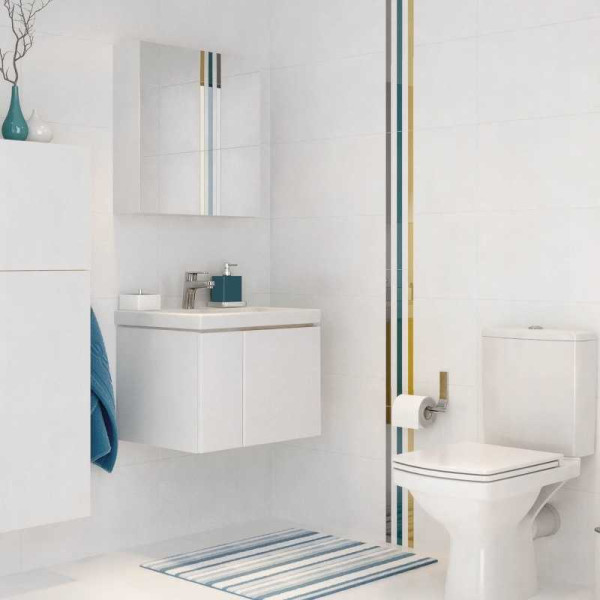 Тумба подвесная Cersanit Colour белый (64258)