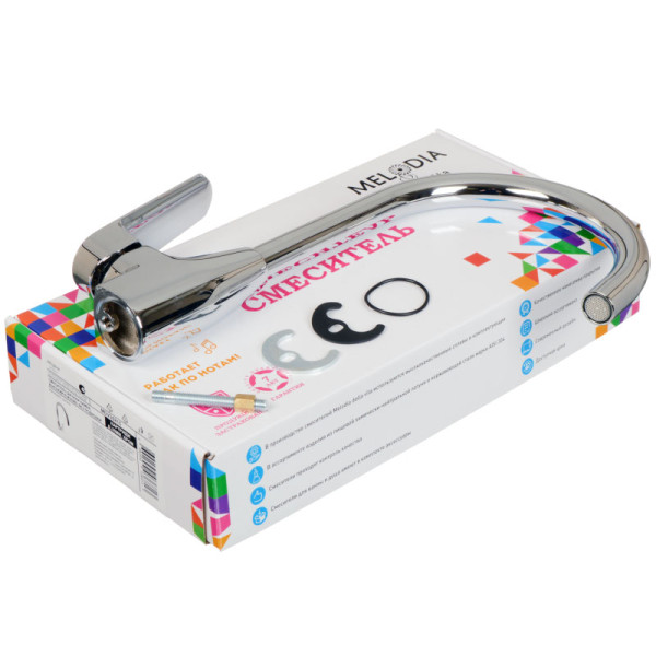 Смеситель для кухни Melodia della vita Samba хром (MDV30815)