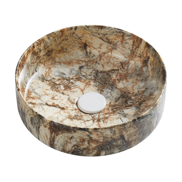 Раковина накладная Azario 35,5x35,5x12 серый мраморный (AZ-3134-M83) Раковина накладная Azario 35,5x35,5x12 серый мраморный (AZ-3134-M83)