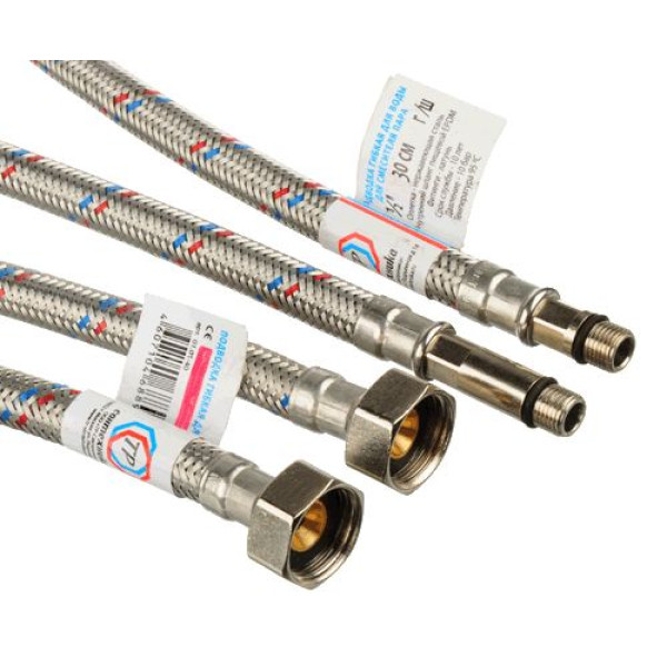 Подводка гибкая для смесителя 1500 мм. (пара) ТР-Сантехника (01.015-150) Подводка гибкая для смесителя 1500 мм. (пара) ТР-Сантехника (01.015-150)