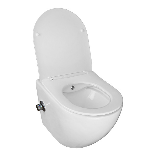 Унитаз подвесной Azario Allegro с функцией биде с сиденьем с микролифтом белый (AZ-3105B)