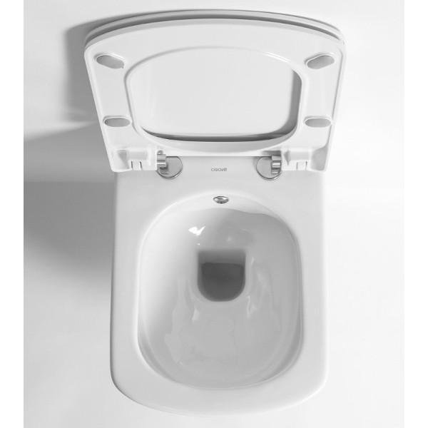 Унитаз подвесной Creavit Elegant 37x51,3x35 белый (EG321-11CB00E-0000)