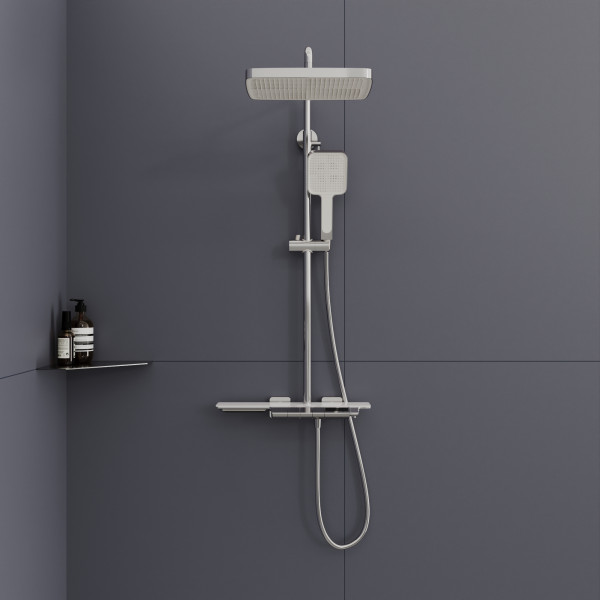 Душевая система RGW SP-34 с встроенным изливом-водопадом хром (51140134-01)