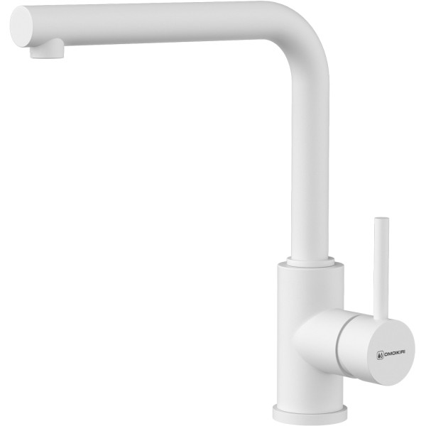 Смеситель для кухни Omoikiri Nakagawa-P-WH белый (4974310)