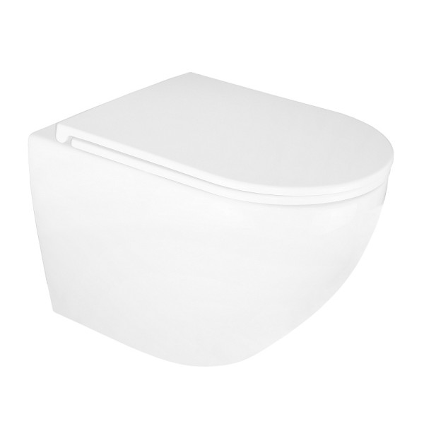 Унитаз подвесной Navio безободковый с сиденьем микролифт 540x365x425 (AZ-0074) Унитаз подвесной Navio безободковый с сиденьем микролифт 540x365x425 (AZ-0074)