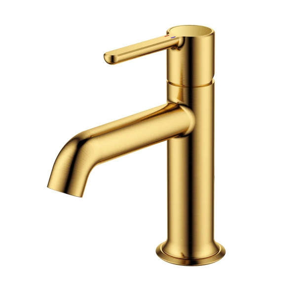 Смеситель для раковины Cezares Eco брашированное золото (ECO-LS-BORO-W0)