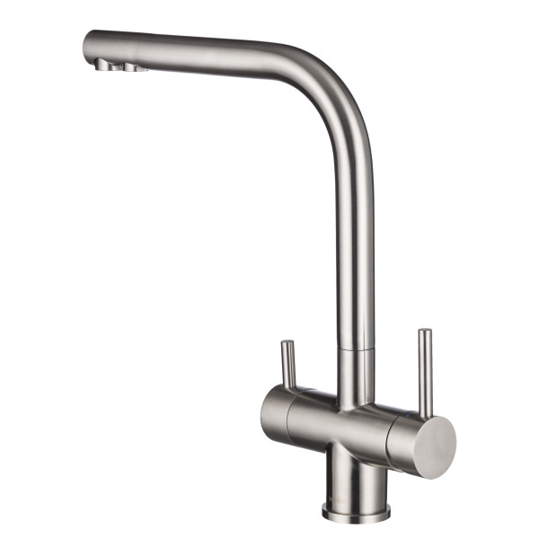 Смеситель для кухни Swedbe Selene Plus с каналом для фильтрованной воды нержавеющая сталь (8144) Смеситель для кухни Swedbe Selene Plus с каналом для фильтрованной воды нержавеющая сталь (8144)