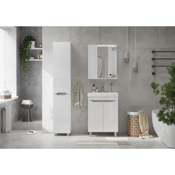 Тумба напольная Volna Lake 452x800 белая (tnLAKE50.2D-01) Тумба напольная Volna Lake 452x800 белая (tnLAKE50.2D-01)