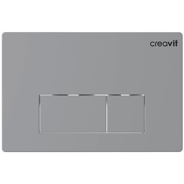 Клавиша смывная Creavit Arc серый матовый (GP8002.00) Клавиша смывная Creavit Arc серый матовый (GP8002.00)