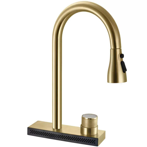 Смеситель для кухни Rea Coner золото матовое (REA-B6312)