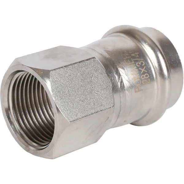 Переход 28х3/4"В Rommer из нержавеющей стали (пресс) (RSS-0022-002834) Переход 28х3/4"В Rommer из нержавеющей стали (пресс) (RSS-0022-002834)