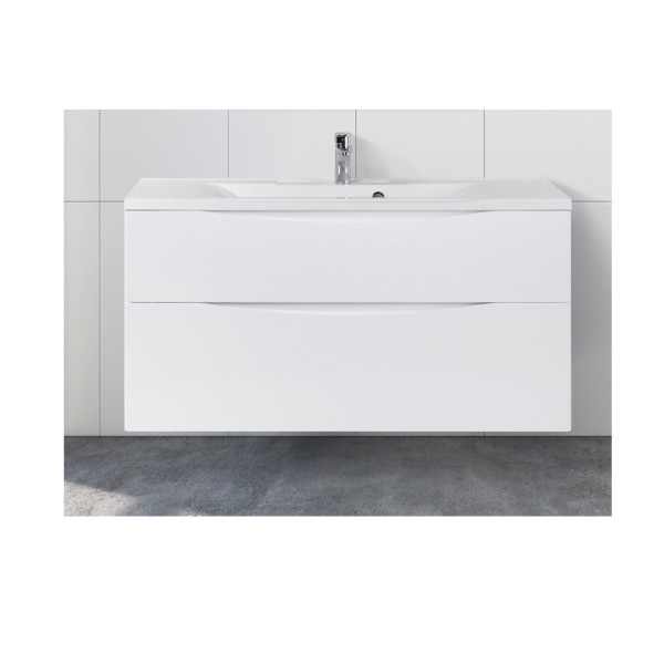 Тумба подвесная BelBagno Marino-H60 120 см Bianco Lucido (Marino-H60-1200-2C-SO-BL-P) Тумба подвесная BelBagno Marino-H60 120 см Bianco Lucido (Marino-H60-1200-2C-SO-BL-P)