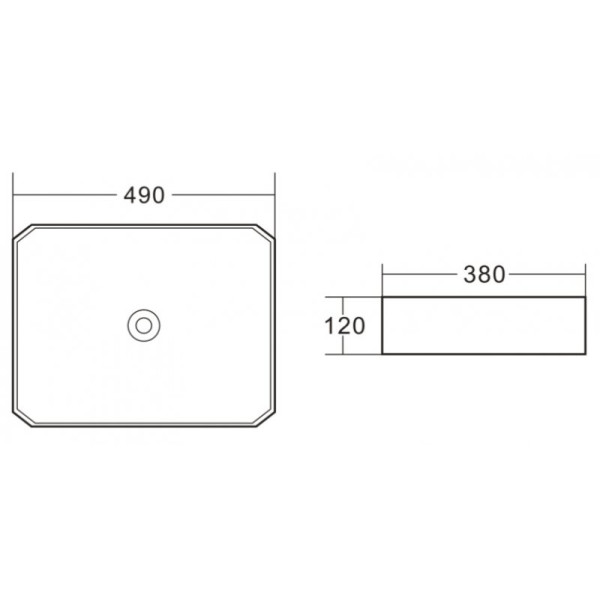 Раковина накладная BelBagno белая (BB1386) Раковина накладная BelBagno белая (BB1386)