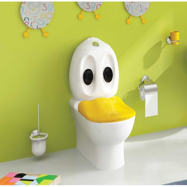 Сиденье для унитаза Creavit Ducky желтый (KC1003.01.1200E)