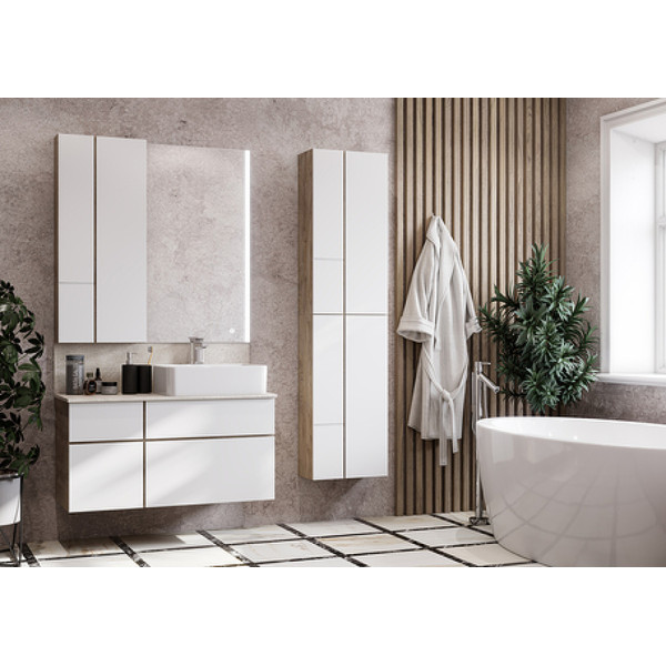 Модуль для зеркала Aquaton Мишель 43 Дуб Эндгрейн/Белый (1A244203MIX40) Модуль для зеркала Aquaton Мишель 43 Дуб Эндгрейн/Белый (1A244203MIX40)