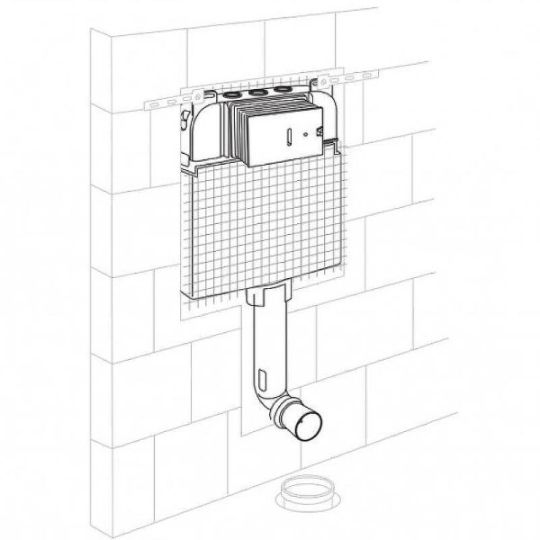 Бачок для инсталляции BelBagno (BB025-CS)