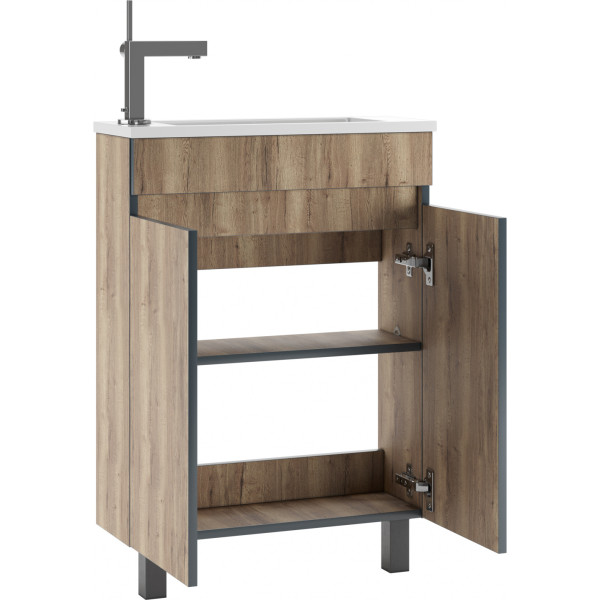 Тумба напольная Modul 60Dolche Dark без ящика Домино (DD5403T)