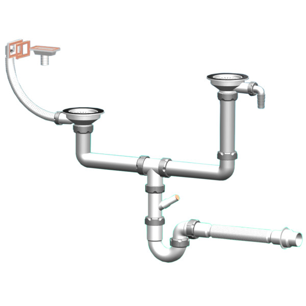 Мойка для кухни Florentina Комби 860 86х51 Fs, Грей (21.410.D0860.305) Мойка для кухни Florentina Комби 860 86х51 Fs, Грей (21.410.D0860.305)