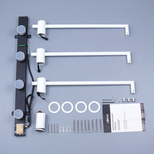 Полотенцесушитель электрический Abber Charme 520x495 белый матовый (AH4003MW) Полотенцесушитель электрический Abber Charme 520x495 белый матовый (AH4003MW)