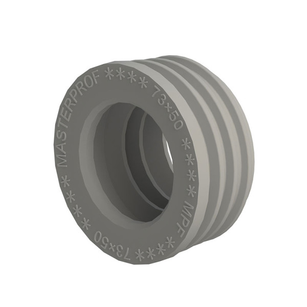 Манжета резиновая MasterProf 32x25 мм. для канализации (серая, тэп) (ИС.131826)