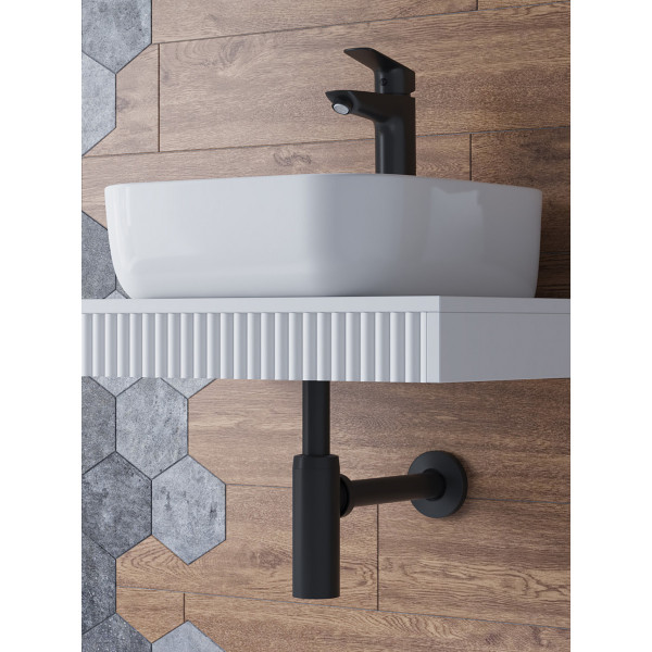 Сифон для раковины Santek Aqua черный (1WH501853)