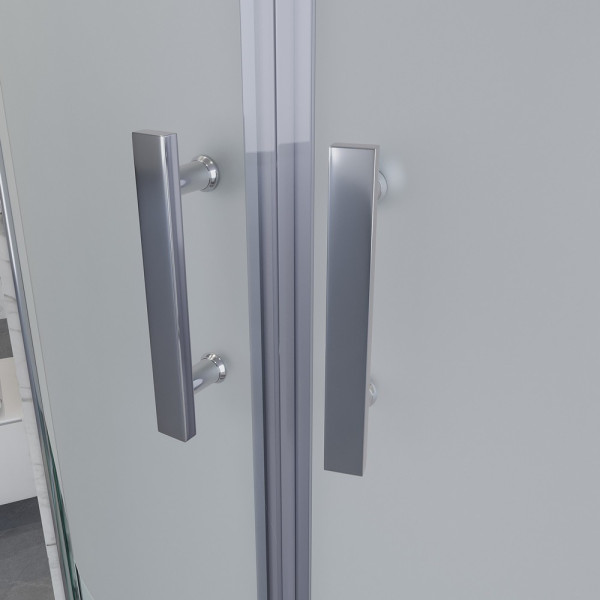 Душевая кабина с гидромассажем Ultra 80x120 стекло прозрачное с матовой линией, профиль хром матовый (NG-307-01L) Душевая кабина с гидромассажем Ultra 80x120 стекло прозрачное с матовой линией, профиль хром матовый (NG-307-01L)