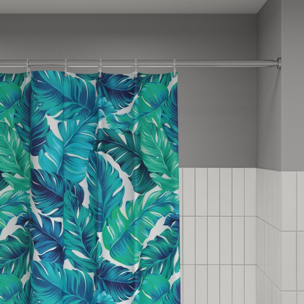 Шторка для ванн текстильная Iddis Base 180x200 синяя (BF05P18i11)