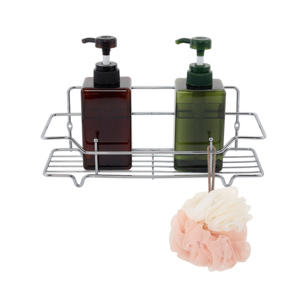 Полка для ванной комнаты Milardo Grid 13,6x35x11,3 хром (GRICS1CM44)