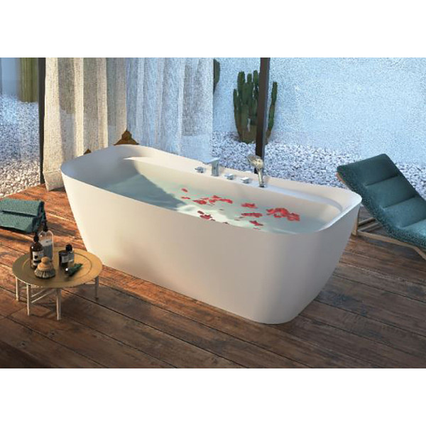 Ванна акриловая Aquatek Амадео 1700x780x650 со сливом и ножками белый глянцевый (AQ-197778)