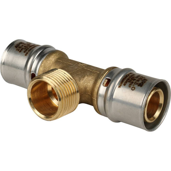 Тройник 26x3/4"Нx26 Stout (пресс) (SFP-0008-263426) Тройник 26x3/4"Нx26 Stout (пресс) (SFP-0008-263426)