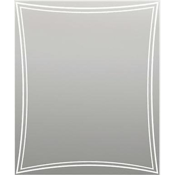 Зеркало Marka One Brio 750*70*900 белое (У26295)