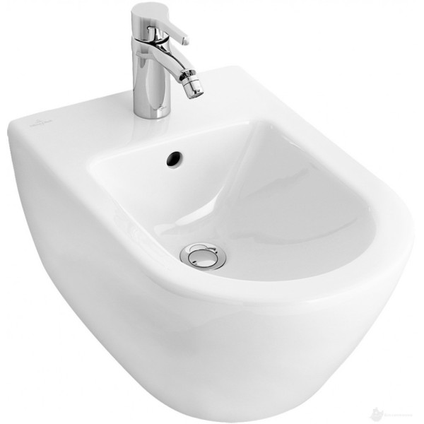 Биде подвесное Villeroy & Boch Subway 2.0 375х565х280 (54000001)