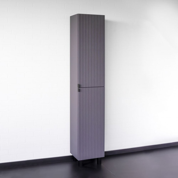 Пенал напольный Comforty Печора 350x1900x300 белый матовый (00-00019242)