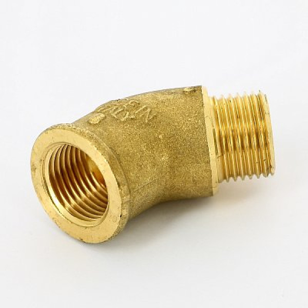 Угольник 1/2" 45 гр. ВН Uni-Fitt (латунь) 640G2200