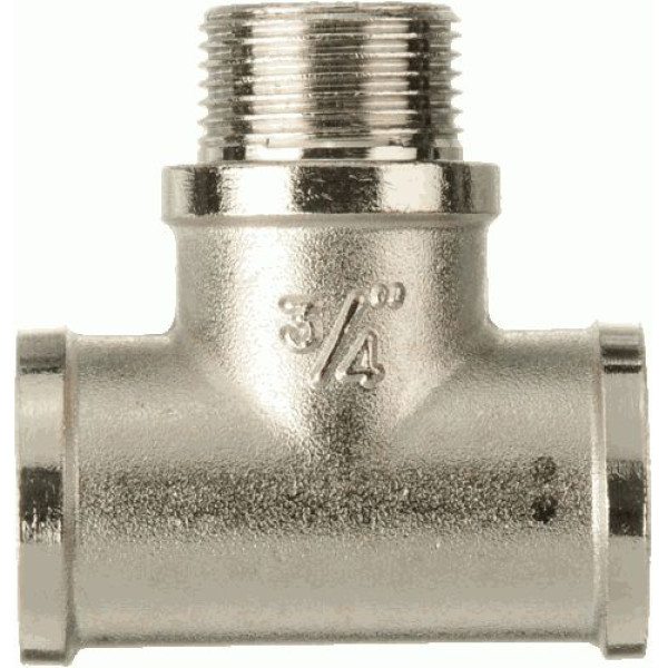 Тройник 3/4" ВНВ TeRma (никель) (06106)